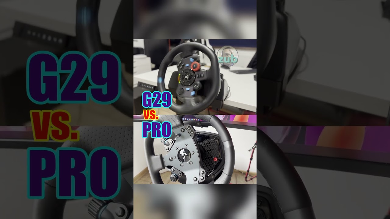 G29 vs PRO Racing Wheel &ndash; Startup Faceoff!