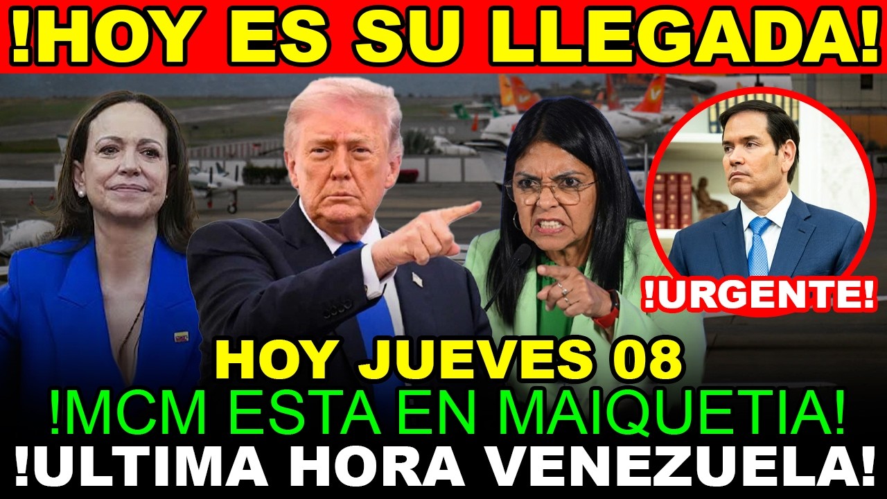 🚨 ALERTA 🚨 OFICIAL MAR&Iacute;A CORINA REGRESA A VENEZUELA! NUEVAS ELECCIONES, EE.UU DA LUZ VERDE