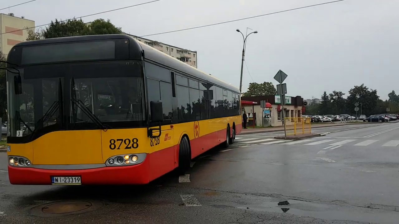 Solaris Urbino 15 I #8728 MZA Warszawa (odjazd z petli Ogińskiego w Piastowie)