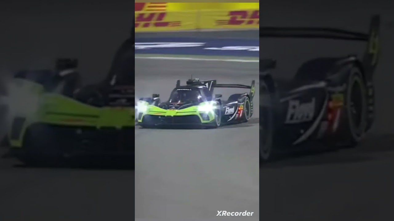 Vanwall LMH #4 pushing hard in qualifying - 8 Hours of Bahrain 2023