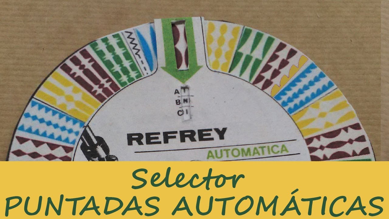 Selector de puntadas automáticas: Refrey Transforma 427
