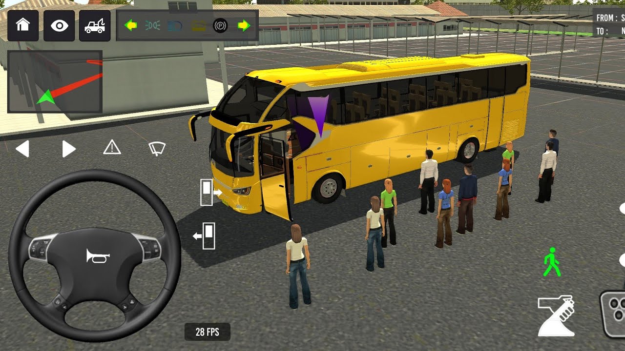 Euro Coach Bus Simulator 🔥🚍//New Coach Bus Driving #BUS SIMULATOR INDONESIA #game 