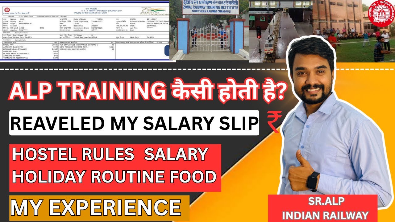 Assistant Loco Pilot Training Explained | Salary, Mess, Hostel Full Reality