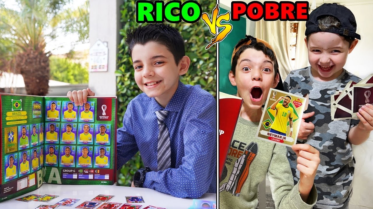 RICO VS POBRE ÁLBUM DA COPA 2022 - Parte 16
