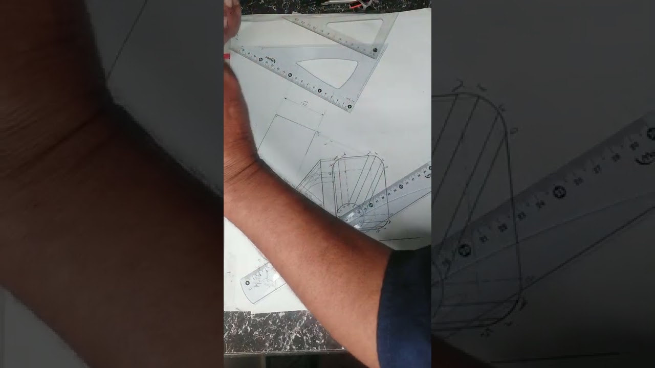 Méthode à suivre pour faire l'épure et le développement des surface composé