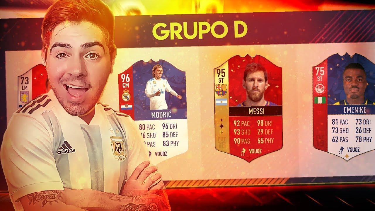 FUT DRAFT DA COPA DO MUNDO - GRUPO D!