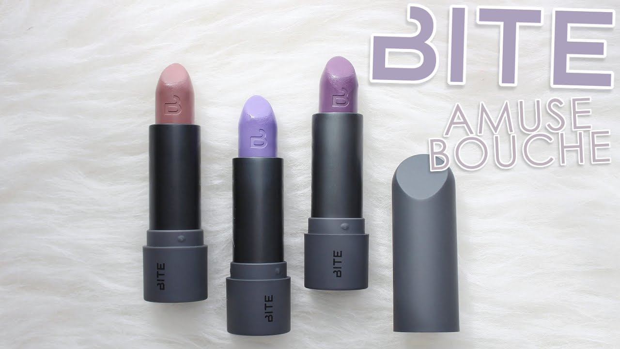 Review & Swatches: BITE Amuse Bouche Lipsticks, Sweet & Savory Collection | Dupes!