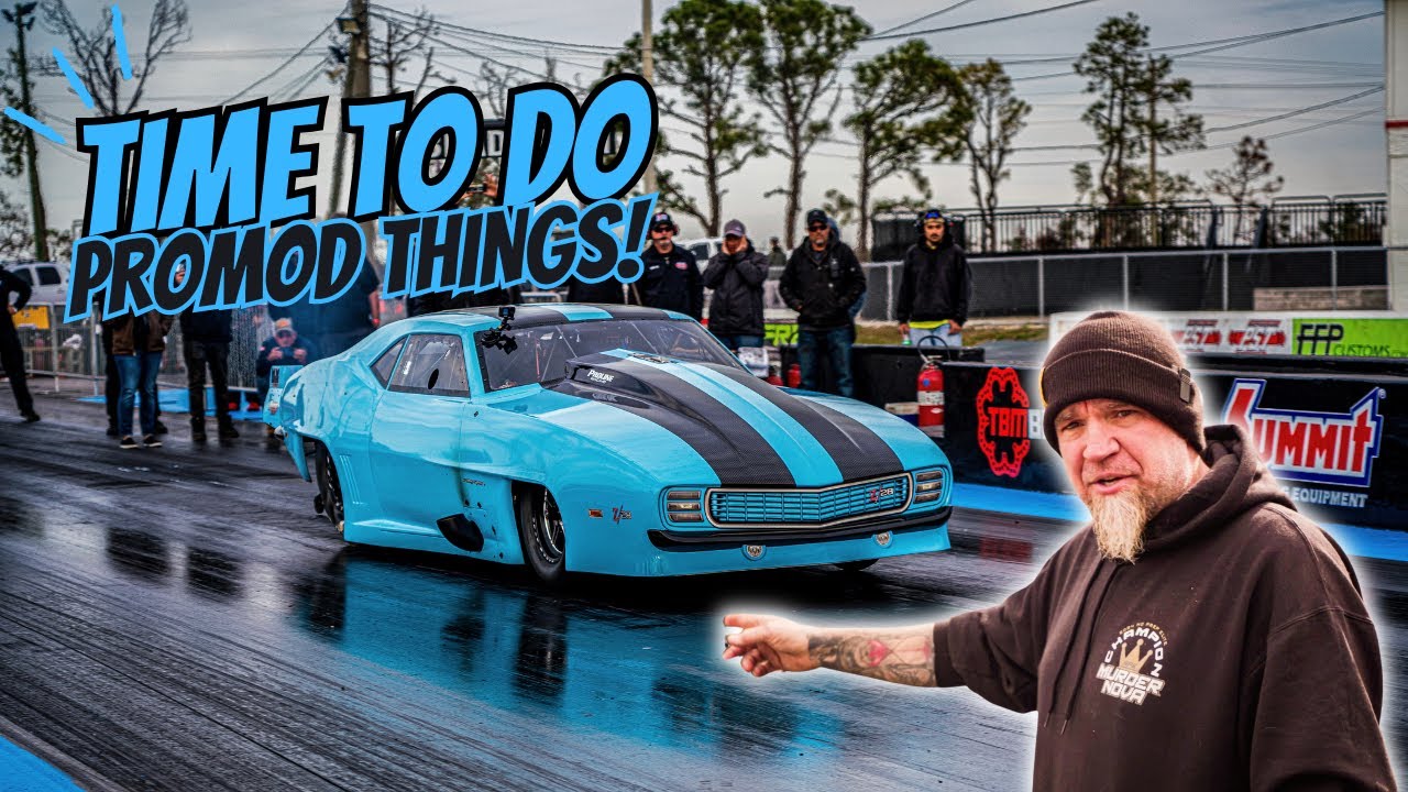 Can We Get This Promod To Go Down The Track?! Day 1 Testing at US Street Nationals!