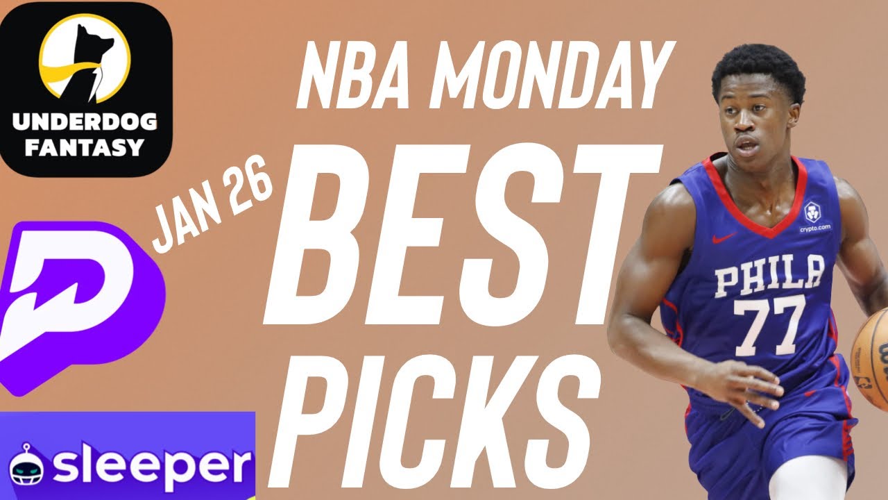 PrizePicks NBA Monday Best Player Prop Bets 1/26/26 | Best NBA Parlay Picks Today 🚀