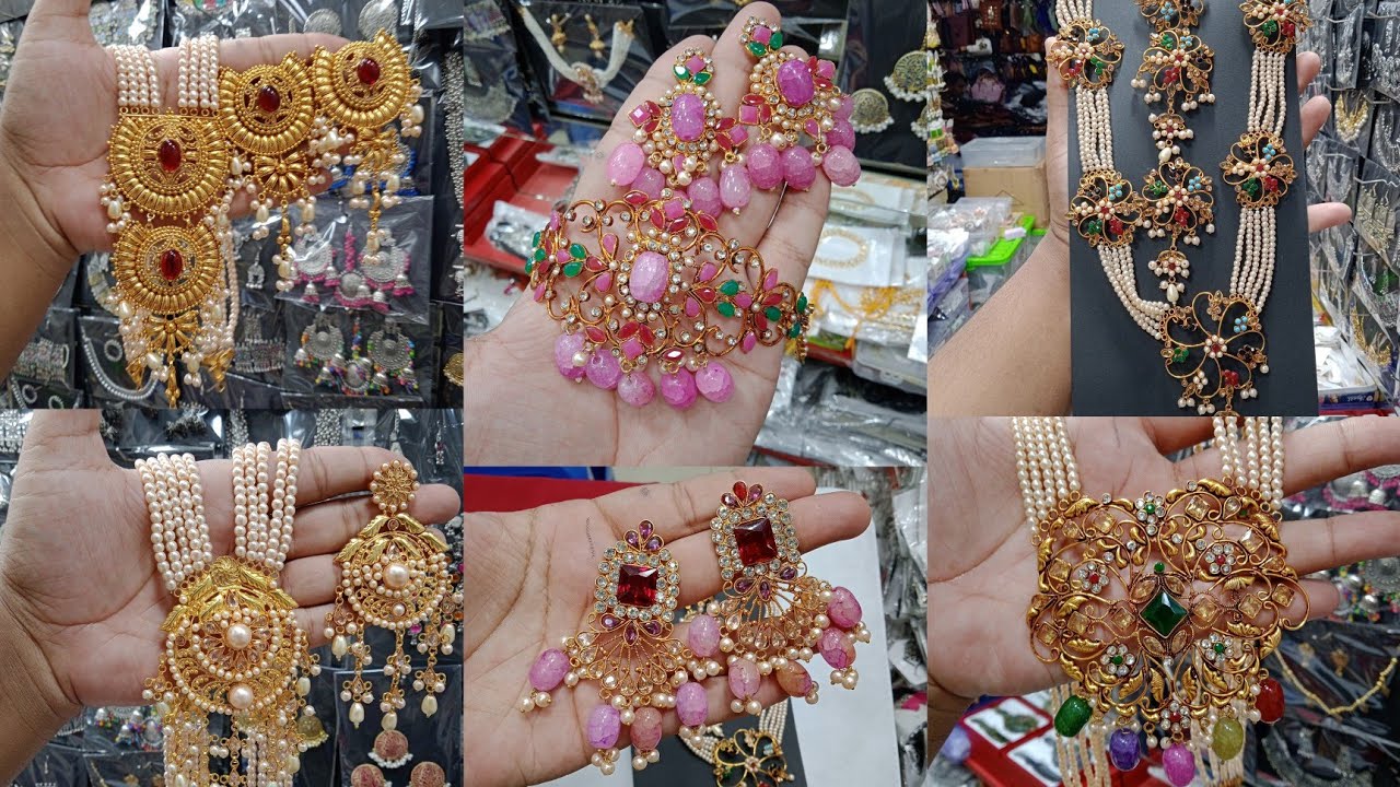 কাটাই কাজের সেট/Gorgeous gold plated bridal set price BD /party wear jewellery set | HELP TALK,