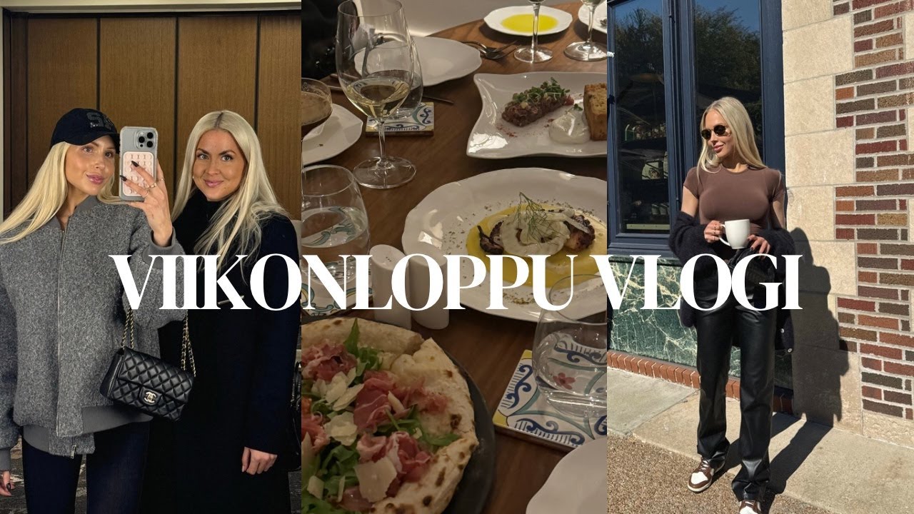 Vlogi: Dinneri ystävien kanssa, farmers market, Jenkki-herkkujen maistelua...