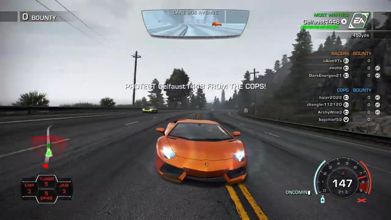Driving as Shadow Raider in Need for Speed  Hot Pursuit Remastered