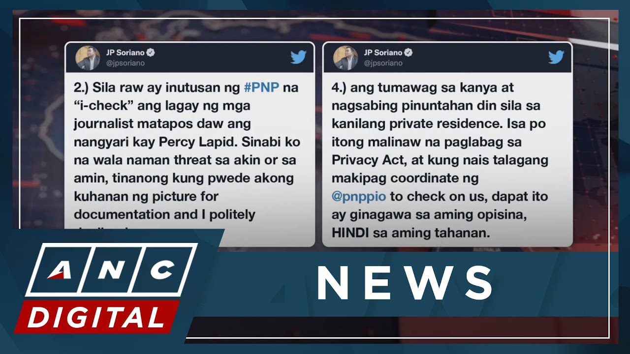 Journalists raise concerns over surprise police visits | ANC