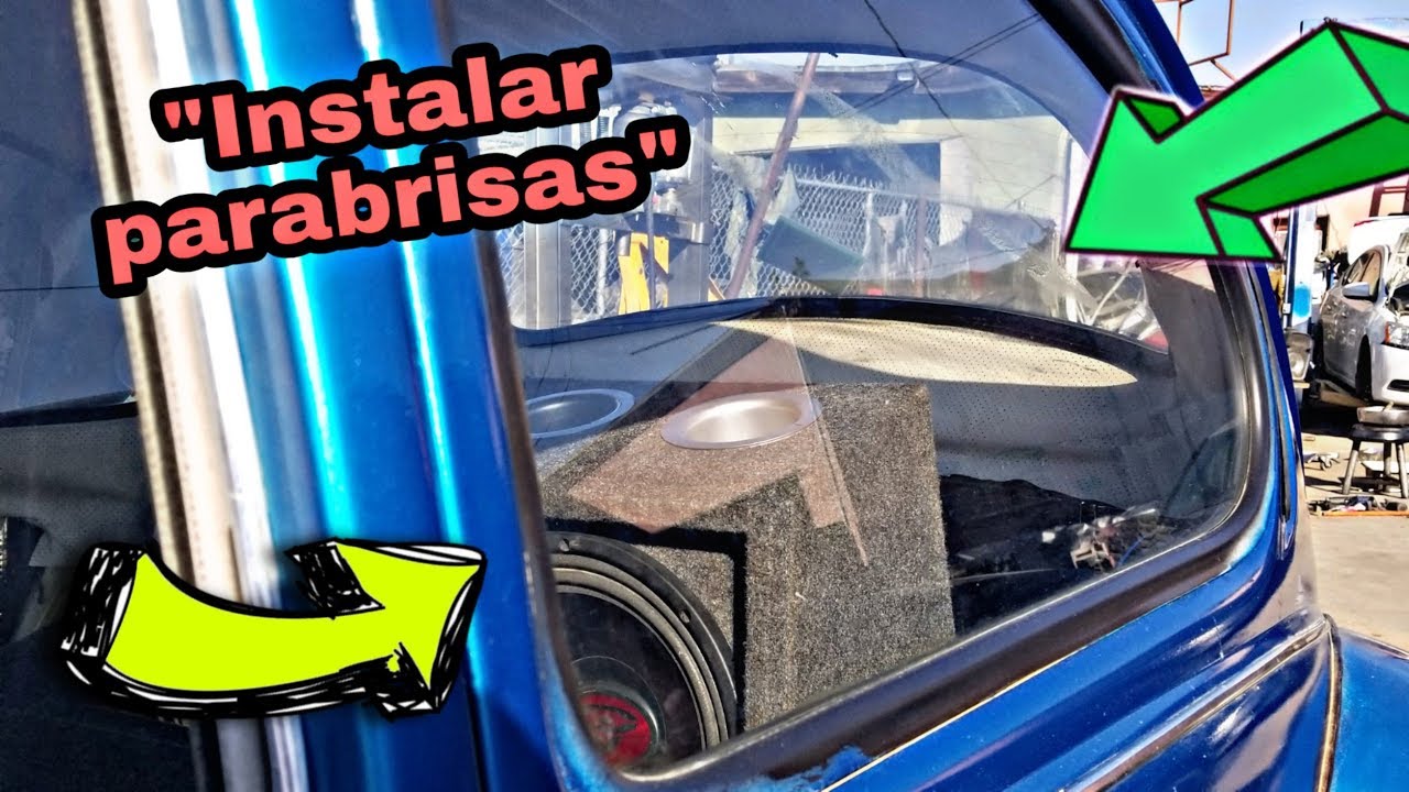 INSTALACION DE PARABRISAS VOCHO!!!! l AbzaaeeL_Vlogs l