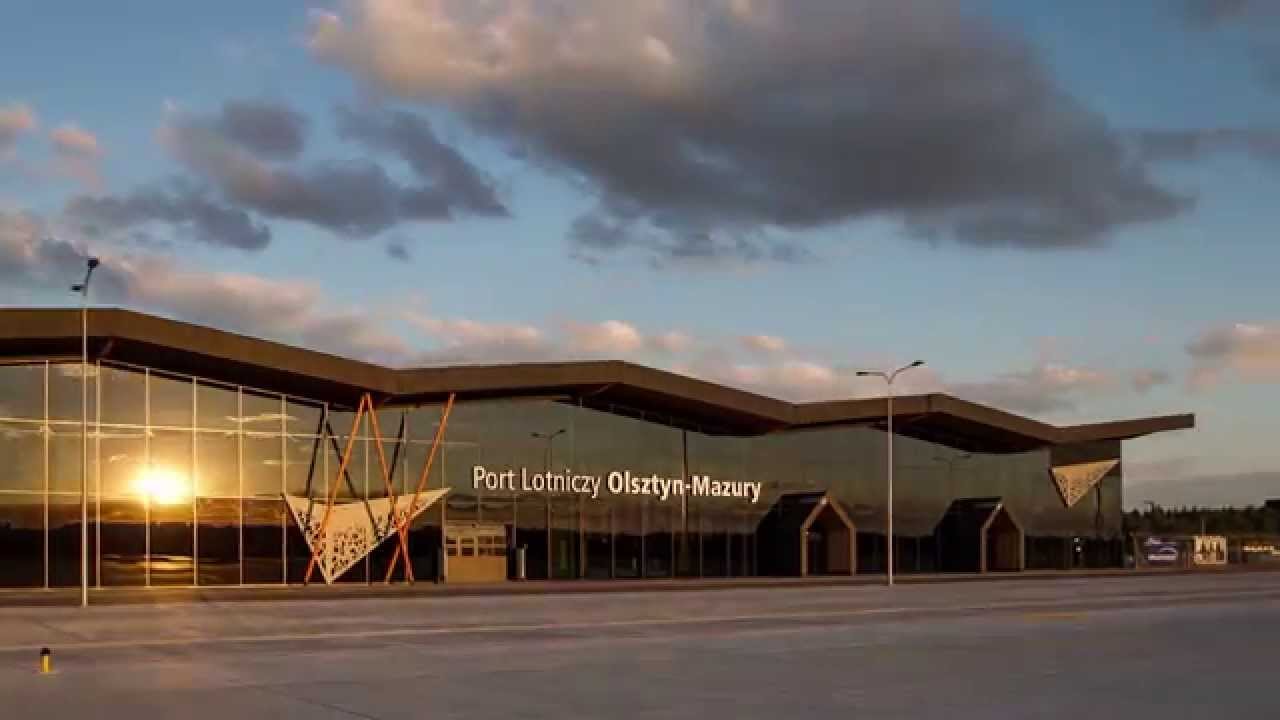 Port Lotniczy Olsztyn-Mazury wnętrza budynku terminala