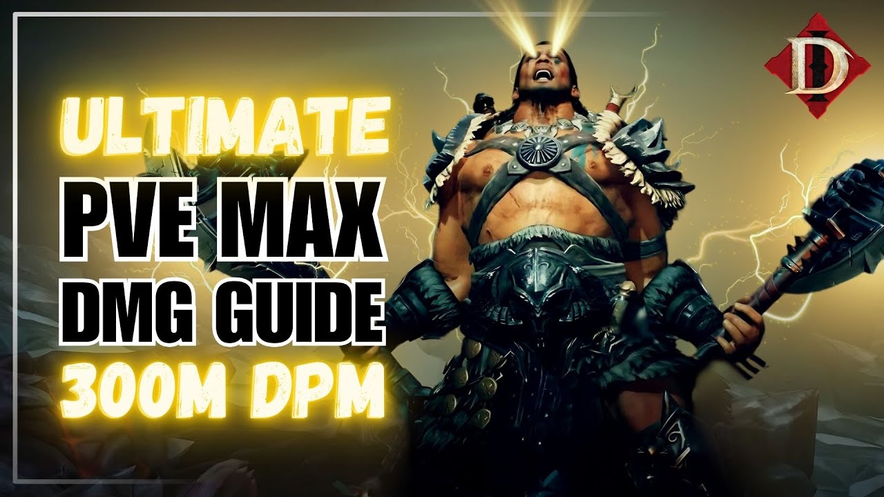MAX DMG GUIDE (10M DPS) for BARBARIAN /MELEE - Build, Gems, Paragon Trees & more for Diablo Immortal