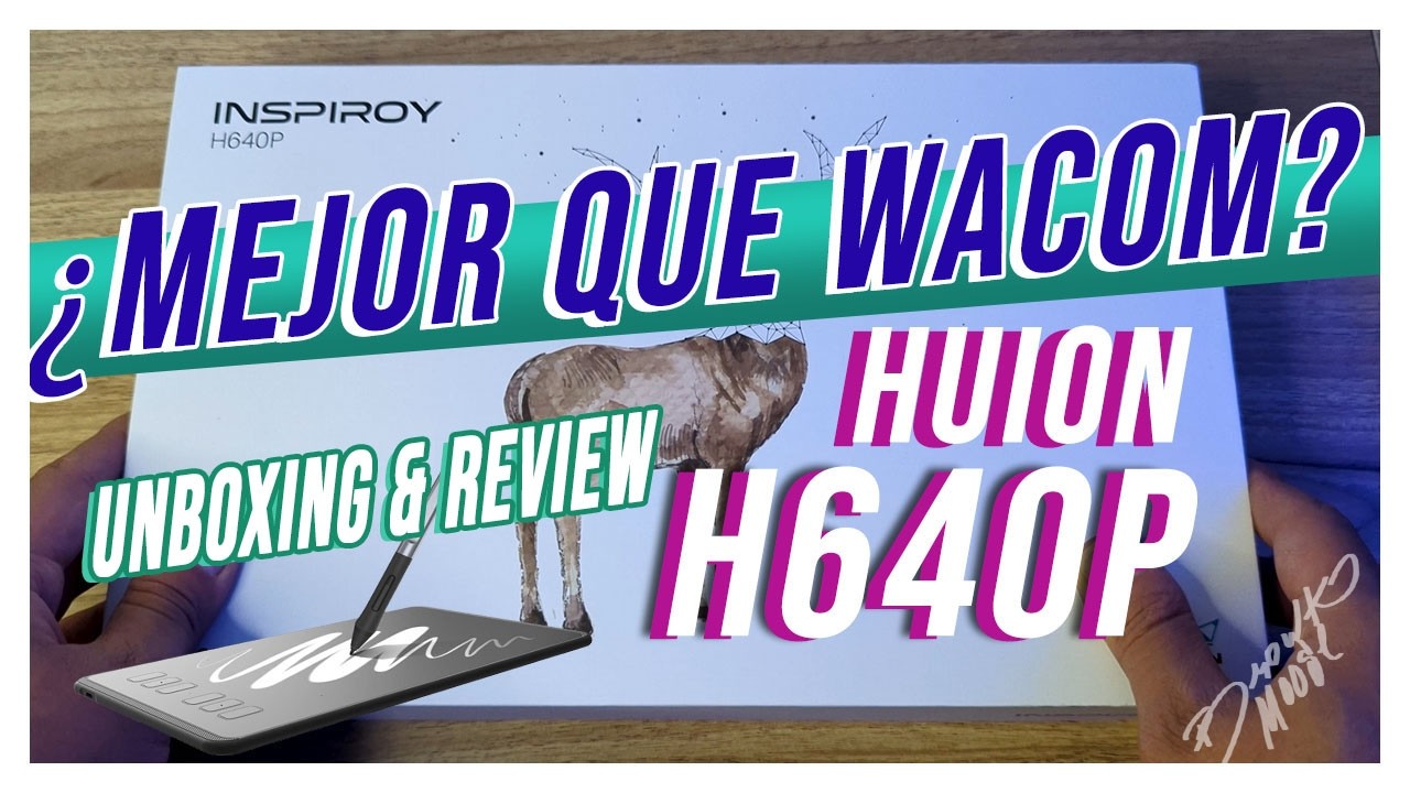Huion H640P: La mejor tableta económica para dibujo digital