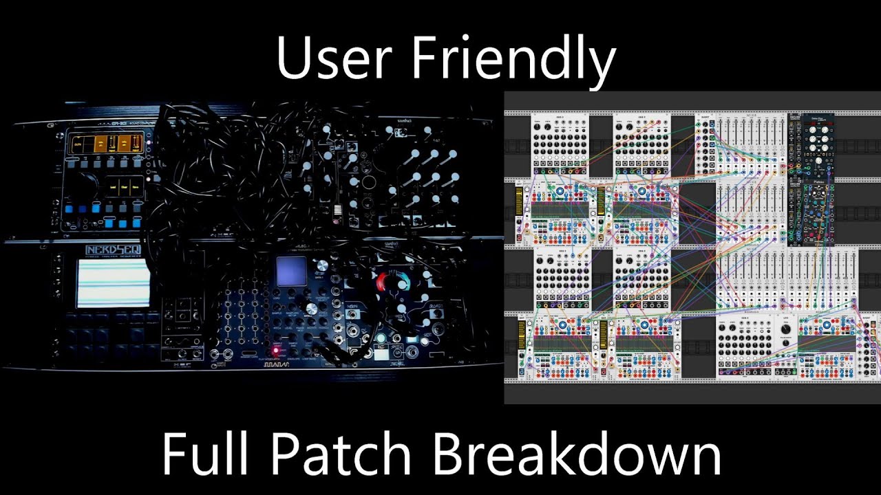 My Eurorack Complete Patch Breakdown IRL or In VCV Rack