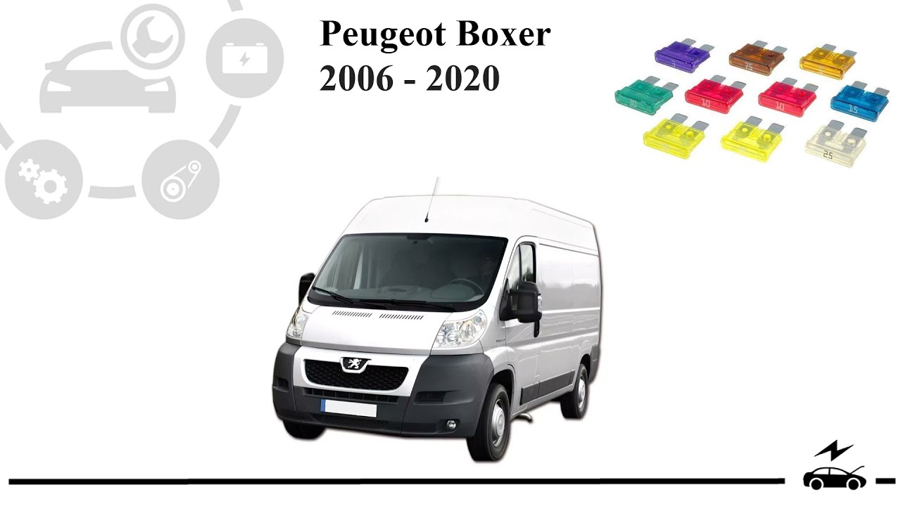 Схема блока предохранителей Peugeot Boxer 3 и реле с их назначением и расположением