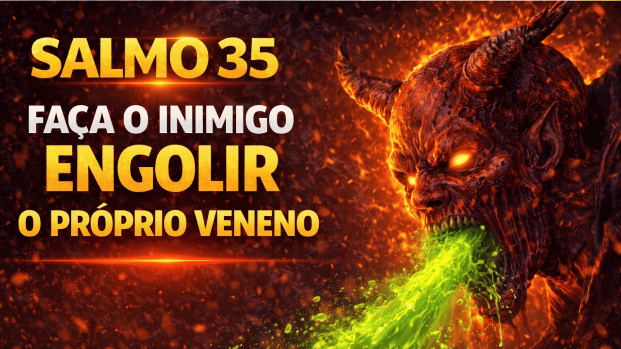 O SALMO QUE FAZ O INIMIGO ENGOLIR SEU PRÓPRIO VENENO E REVERTE TODA A BRUXARIA | Salmo 35