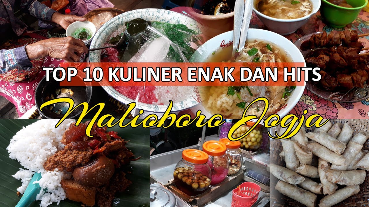 BIKIN NGILER!!! TOP 10 KULINER ENAK DAN HITS MALIOBORO JOGJA!!! - KULINER KHAS JOGJA LEGENDARIS!!!