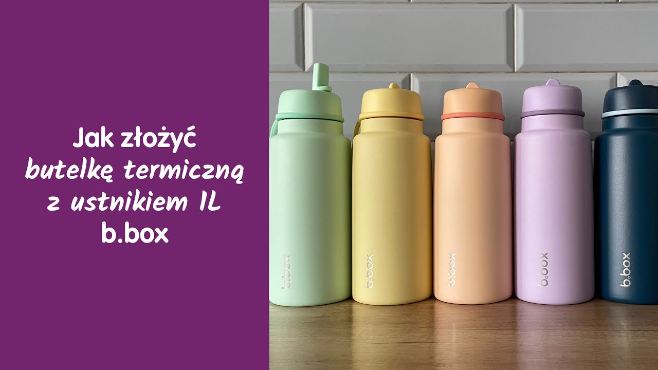 Jak złożyć butelkę termiczną z ustnikiem 1l | b.box