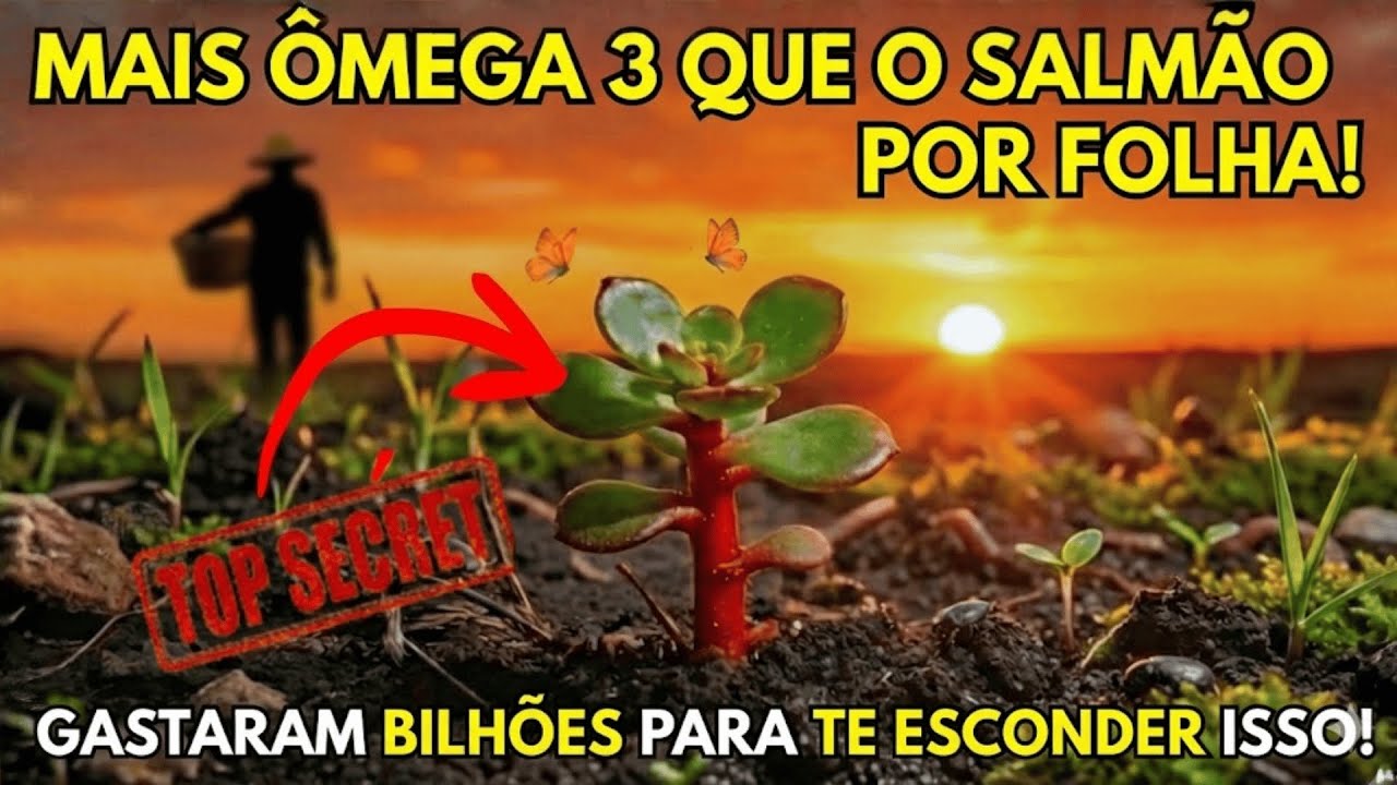 Más Ômega-3 Que Salmão Por Folha. Por Que A Planta Mais Nutritiva É Classificada Como Erva Daninha?
