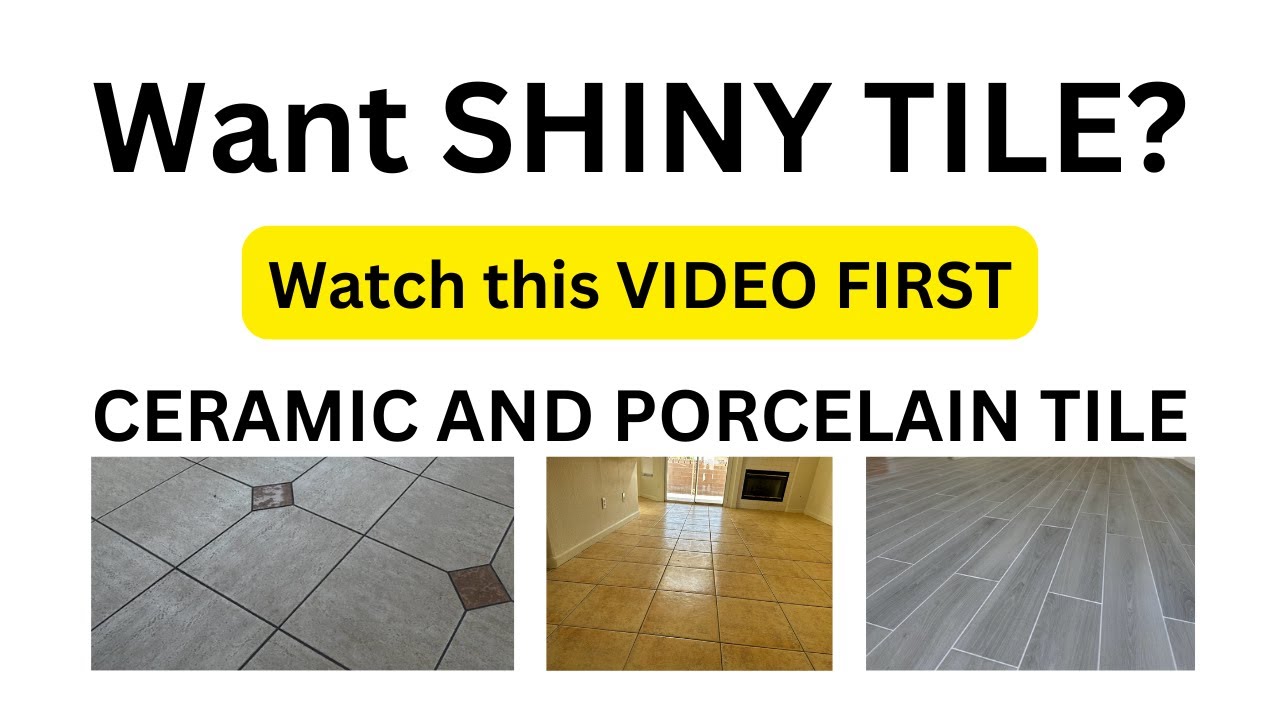 How to Maintain Your Tile and Grout After Professional Service.  Shiny Tile Chance?