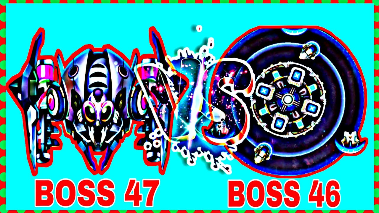 space shooter heavyweight vs heavyweight | boss 46 vs boss 47 | brown2k2gaming