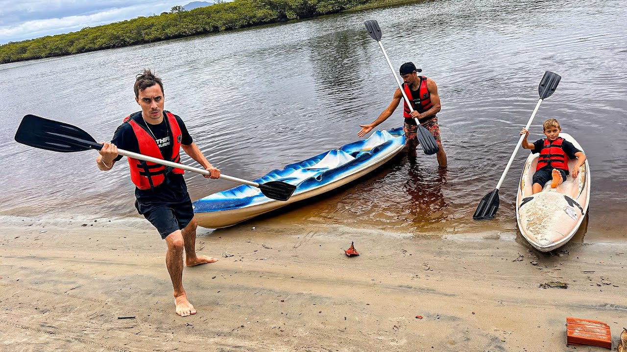 FOMOS EM UMA ILHA DE CARANGUEJOS!