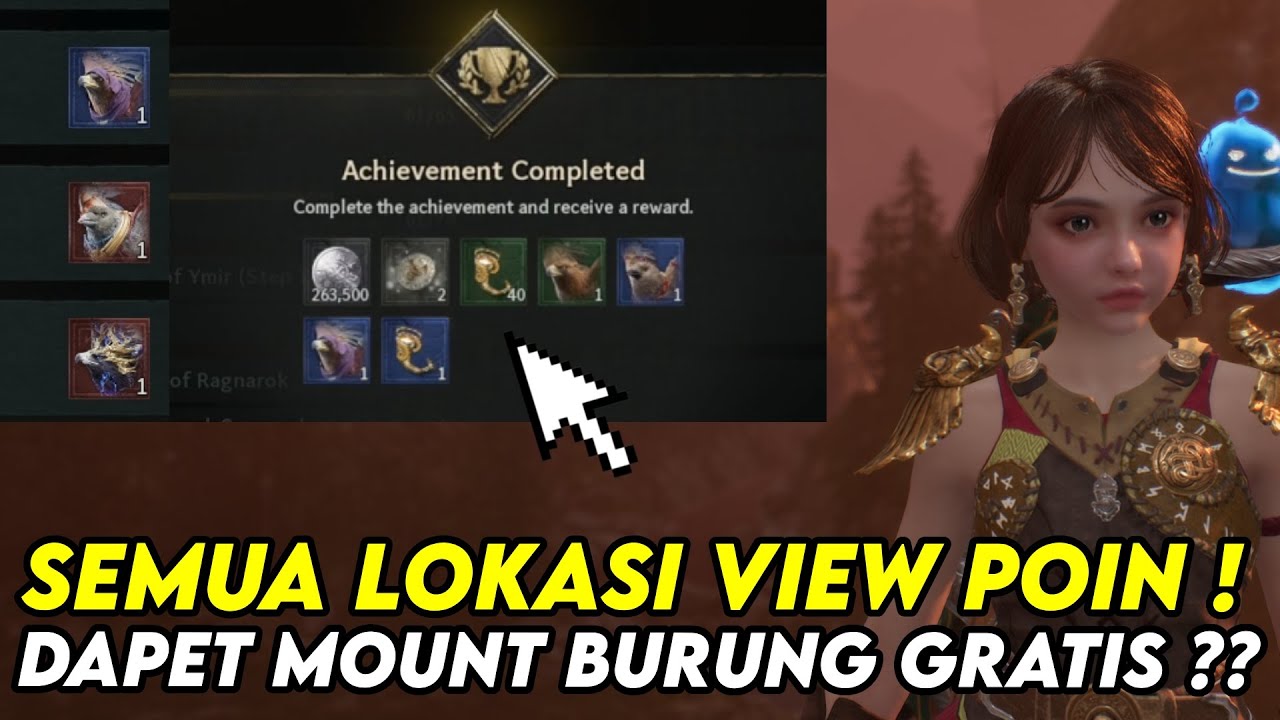 SEMUA LOKASI VIEW POIN DI LEGEND OF YMIR ? UNTUK DAPET MOUNT BURUS RARE & EPIC GRATIS !