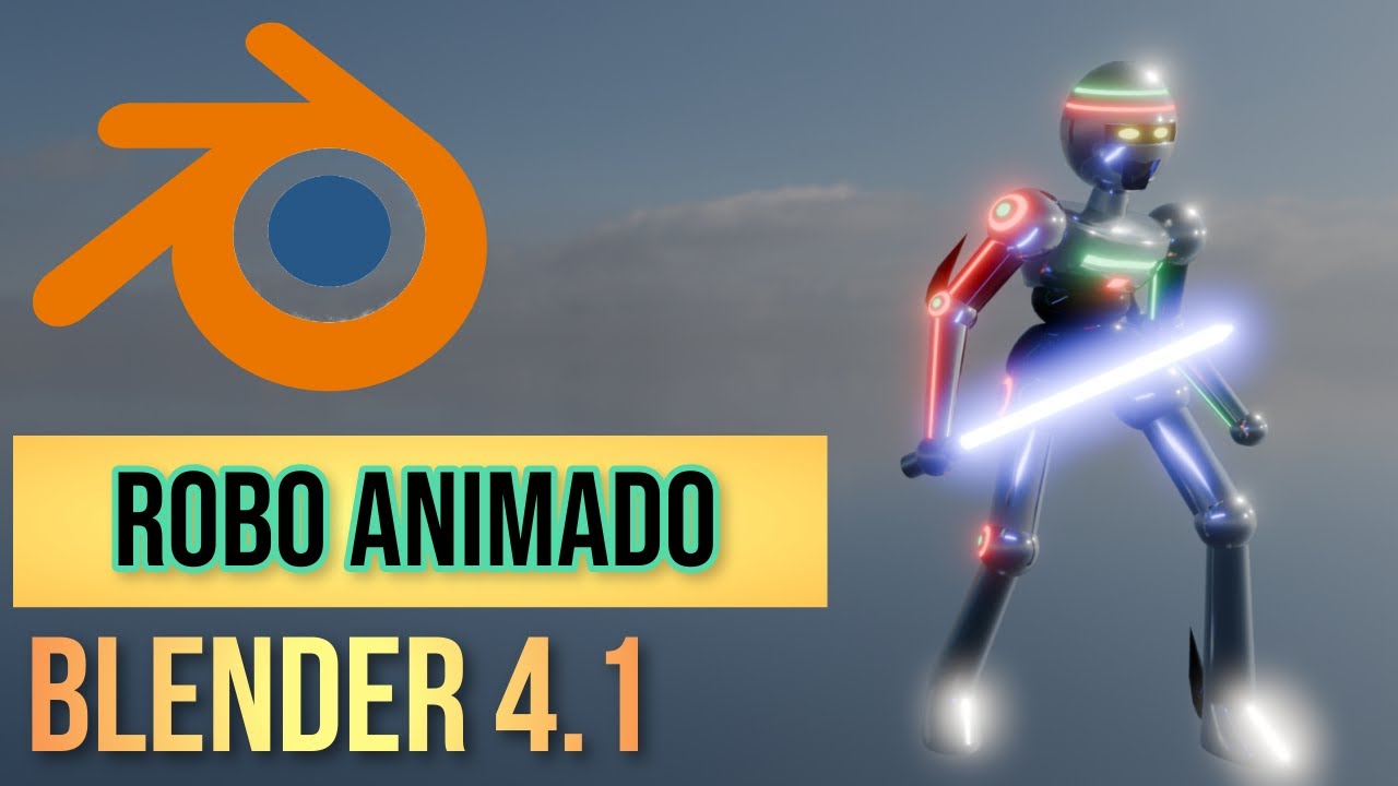 Modelar um ROBO ANIMADO no Blender 4.1