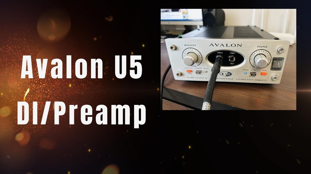 Avalon U5 DI Preamp Bass Test
