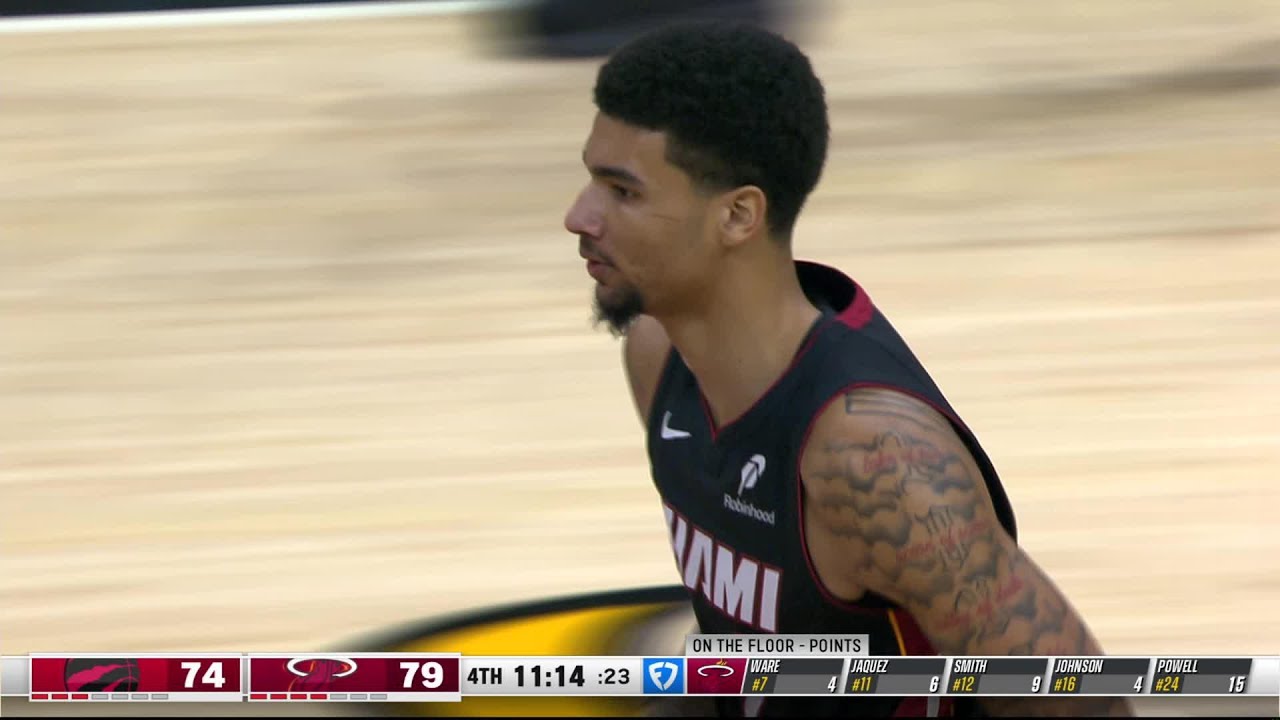 Kel'el Ware with the big dunk