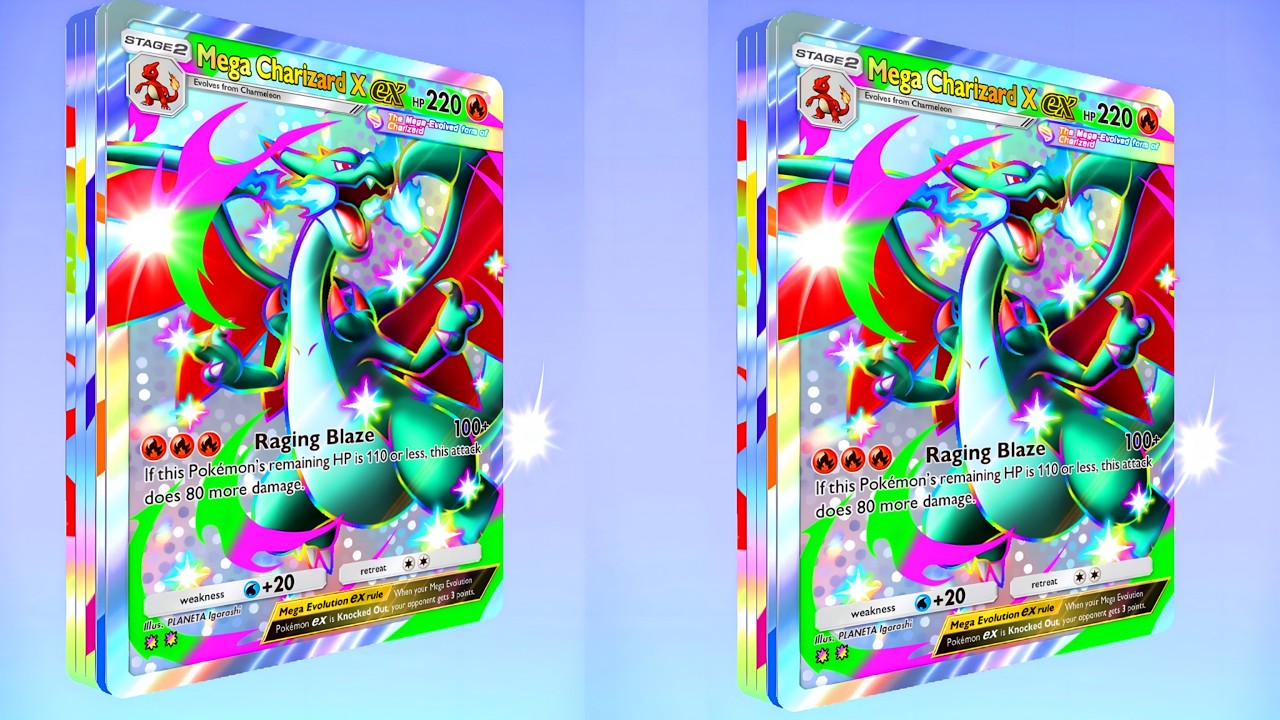 MEGA SHINY CHARIZARD  GOD PACK POKEMON TCG POCKET