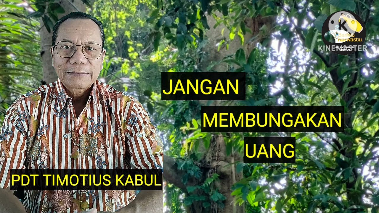 JANGAN MEMBUNGAKAN UANG