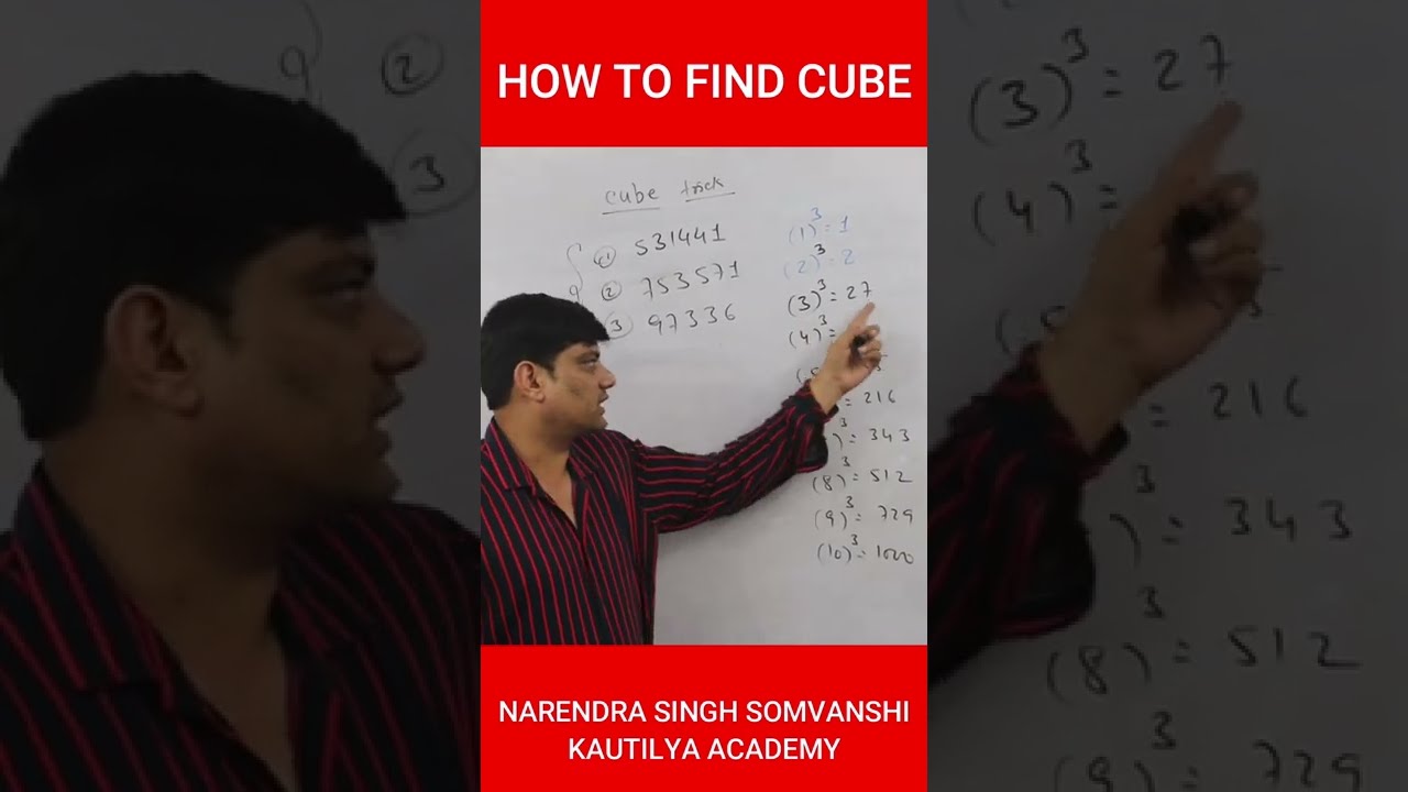 Cube Tricks | Find Cube of Any Number Quickly | Cube Short Trick | Medhavi