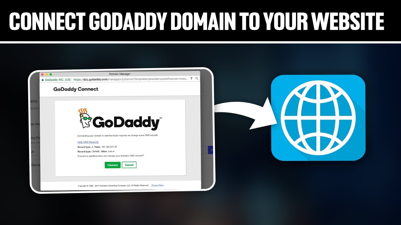 Как подключить домен GoDaddy к своему сайту в 2025 году! (Полное руководство)