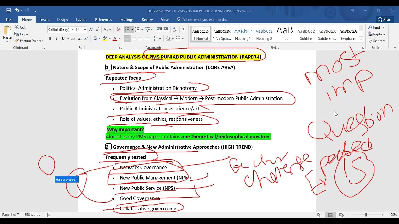 DEEP ANALYSIS OF PMS PUNJAB PUBLIC ADMINISTRATION & HOW TO SCORE 160+ MARKS (EXAM STRATEGY)
