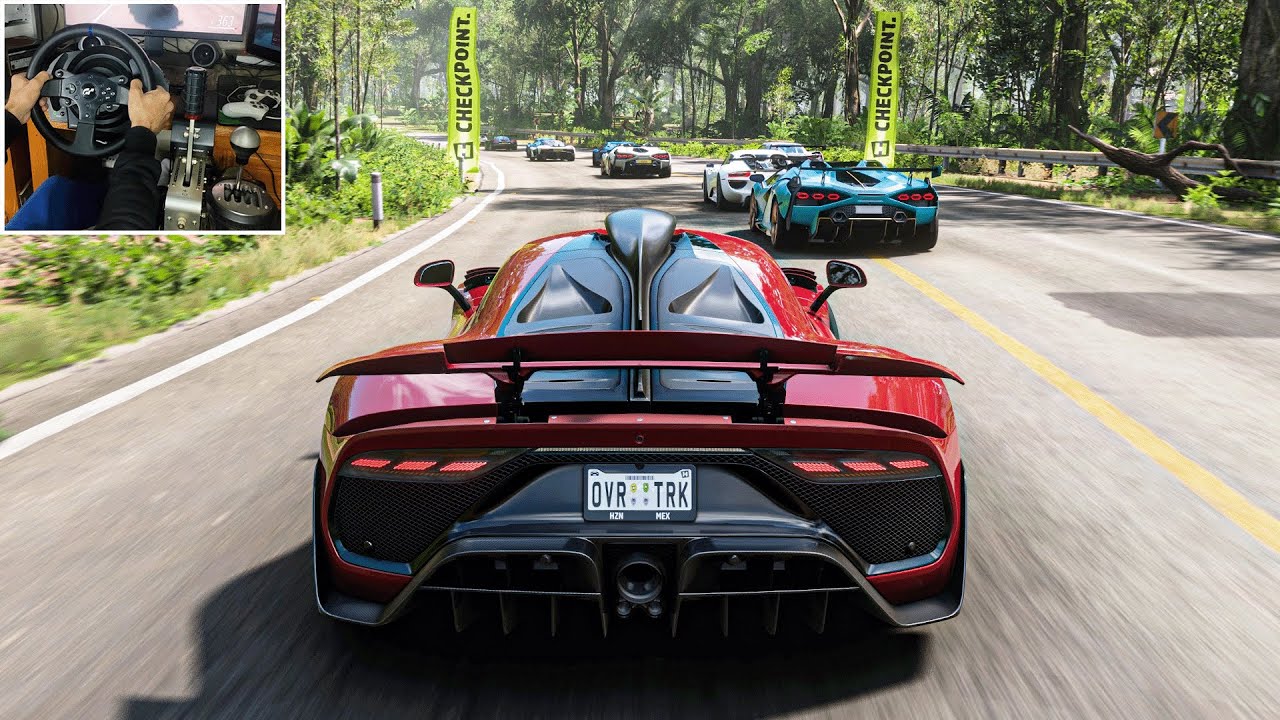 Mercedes AMG ONE VS Hypercars - Forza Horizon 5 | Thrustmaster T300RS Gameplay