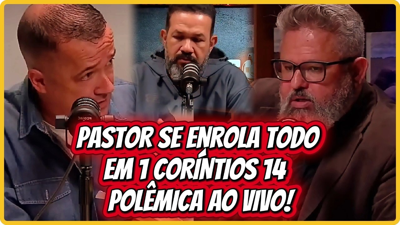 PASTOR FICA PERDIDO TENTANDO EXPLICAR O DOM DE LÍNGUAS! - SEZAR CAVALCANTE!