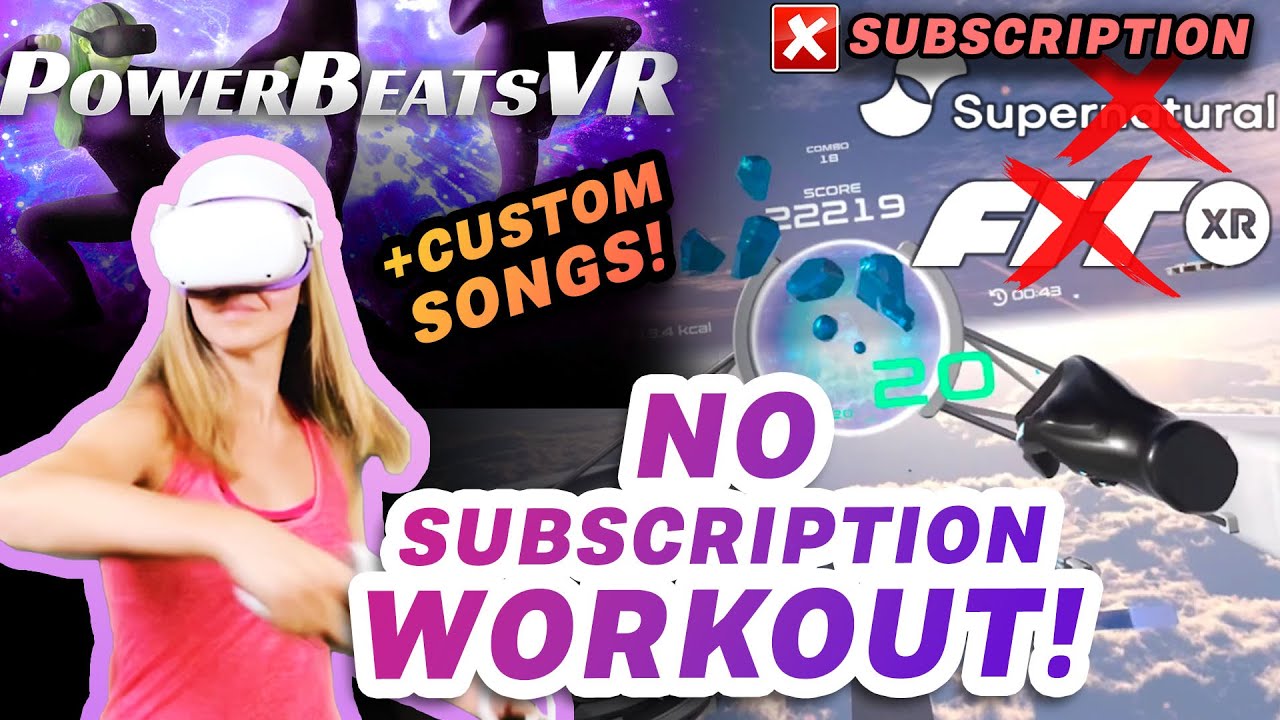 NO SUBSCRIPTION Workout App! Is Power Beats VR on Oculus Quest 2 BETTER than Supernatural and FitXR?