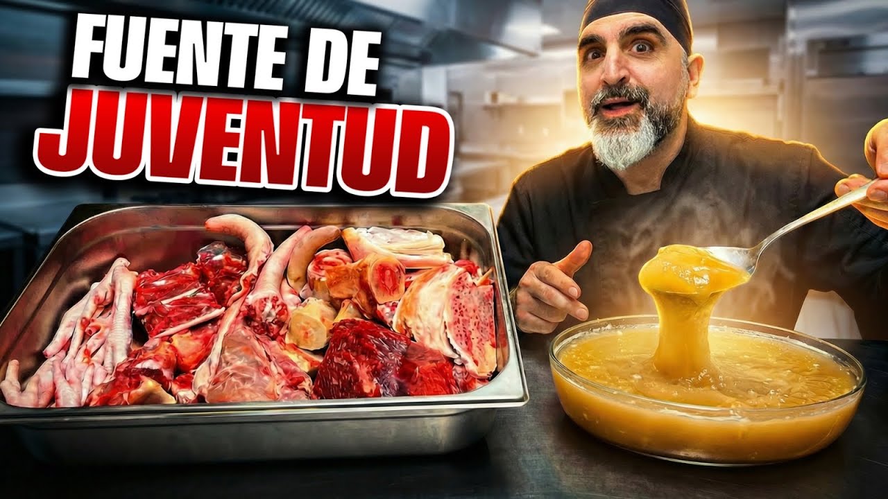 Caldo de huesos. ✋Deja de Comprar Colágeno ⛔ (Esto es 10 Veces Más Potente)