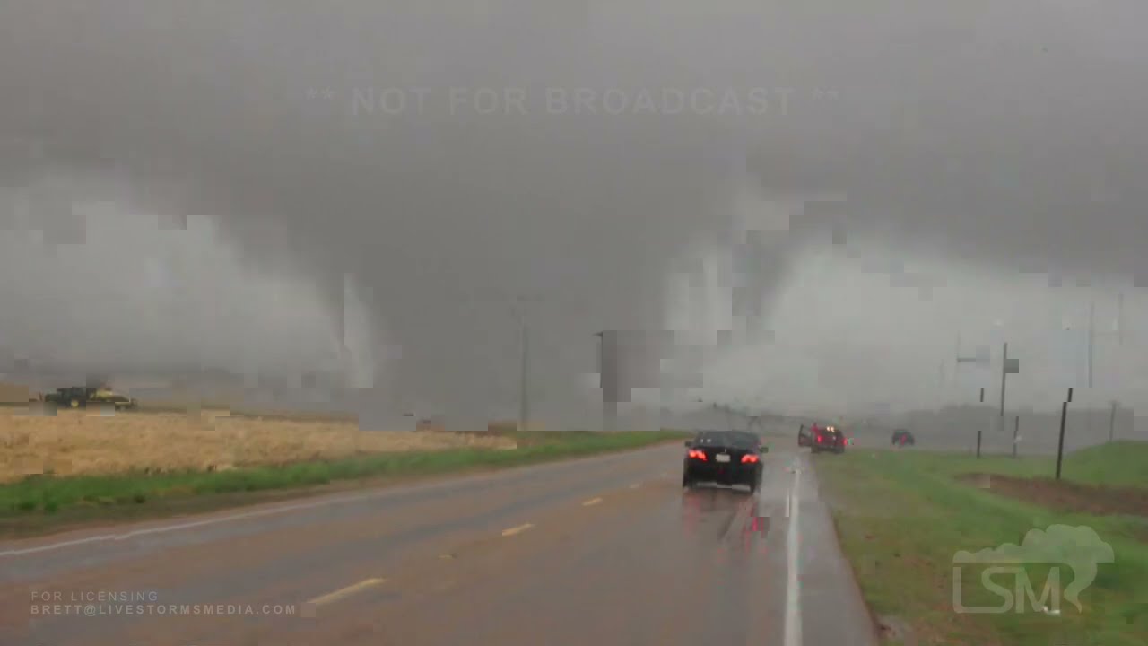 05-02-2021 Yazoo City, MS Close Range Damaging Tornadoes