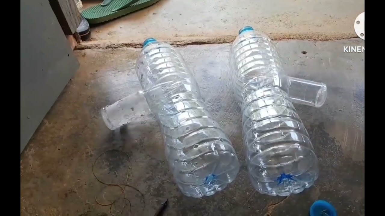 bikin jebakan ikan dari botol minum dan langsung test pasang@gunawanpadu90