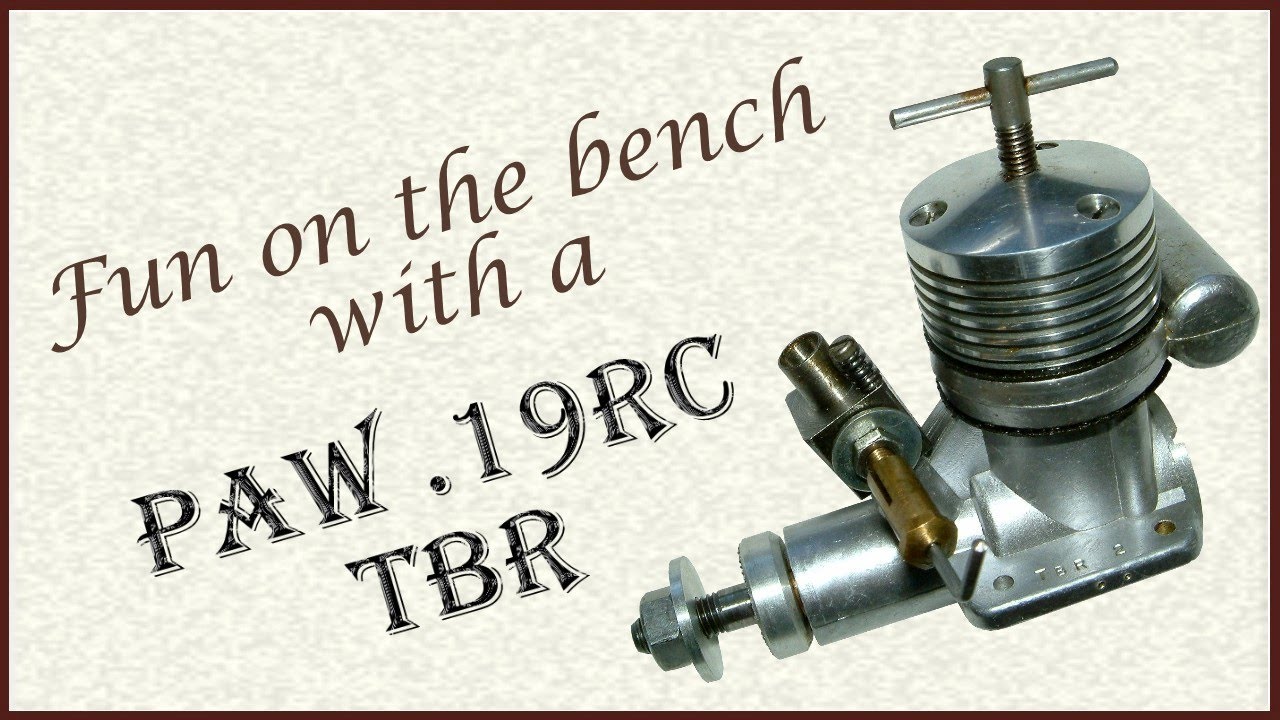 Starting and running the PAW 19 RC TBR model diesel engine