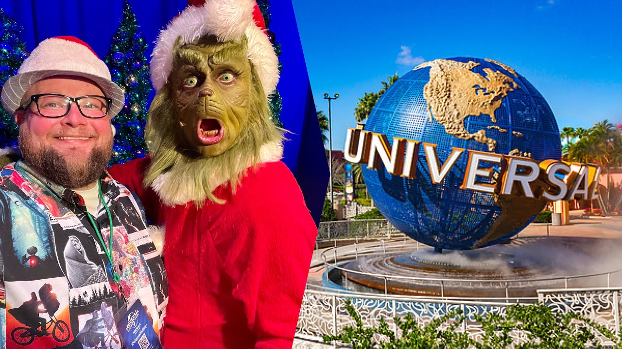 Universal Studios Orlando | Meeting The GRINCH And He Was So MEAN | Grinchmas & Holiday Parade