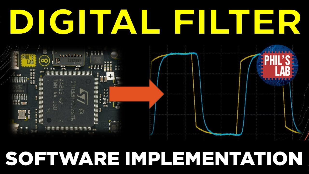 (Sponsored) The Simplest Digital Filter (STM32 Implementation) - Phil's Lab #92