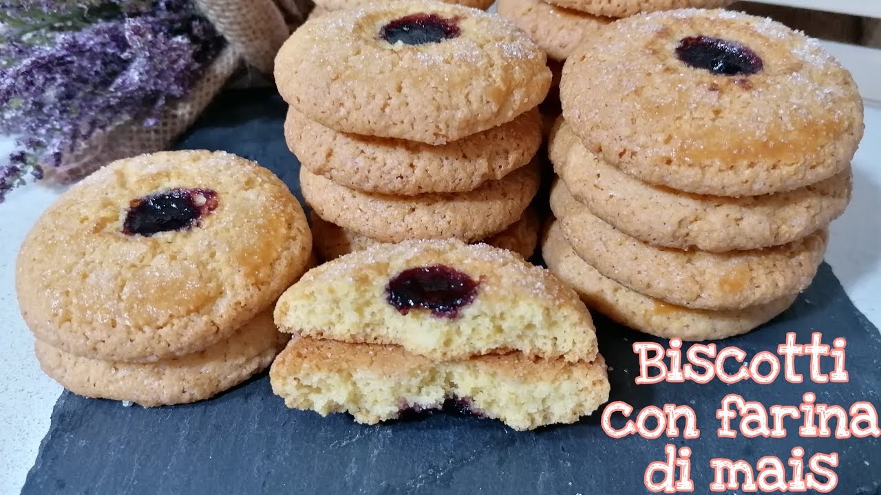Biscotti con farina di mais, ricetta facilissima
