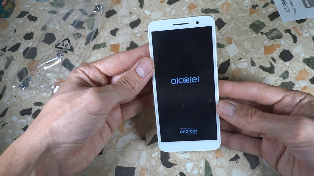 Alcatel 1 5033D - распаковка, включение + подробный текстовый обзор